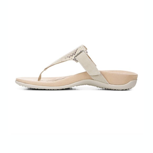 Vionic Wanda Women's Leather T-Strap Flip Flop Supportive Sandal NEW 10 - Picture 2 of 5